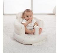 Goshyda Baby Inflatable Chair Leakproof Portable Printed Soft Sofa for Infant Head Support for Training at Home PVC Material (Cherry)