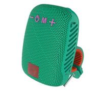 Goshyda Bluetooth Speaker for Bike, IPX5 Waterproof Portable Handlebar Bluetooth Speaker, Wireless Speaker for Riding Hiking, Support Pairing, FM Radio (Peacock Blue)