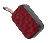 Goshyda Bluetooth Speaker, Multiple Playback Modes Handsfree Calls Bass Shock Wave Full Frequency Internal Magnetic Speaker, with Charging Cable, for Outdoor Activities (Red)