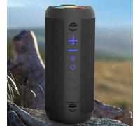 Goshyda Bluetooth Speaker Wireless, IPX6 Water Proof Portable Speaker with Lights, 30W HD Stereo Sound, 12H Playtime, TWS Pairing, for Home Party Outdoor Beach