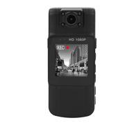 Goshyda Body Camera with Audio and Video Recording, 1080P 3MP HD Body Cam with 180° Rotating Lens, 6HR Battery, IR Cut Auto Night Vision, Support 64GB, for Pet, Home, Office (32G)