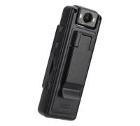 Goshyda Body Worn Camera, WiFi 1080P Ultra HD Wearable Camera Video Recorder with Back Clip, Night Vision, Motion Detection, for Law Enforcement Recording Meetings