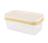 Goshyda Butter Dish with Lid and Cutter Slicer, Butter Dish Sealing Silicone Lid Butter Cutting Case for Easy Cutting and Storage Butter Cheese Container