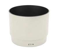 Goshyda Camera Lens Hood, White Portable ET-74 Reversible Camera Lens Hood Shade Protector Camera Lens Hood Cap Set for Canon EF 70-200mm F/4L IS USM Lens