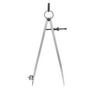 Goshyda Carbon Steel Wing Divider Line Scriber, Drafting Compass 200mm Drawing Compass with Pencil Fixer, Craft Rotating Tool for Metal Processing, Leather Craft, Woodworking (200mm)