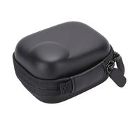Goshyda Carrying Case for 360 Go Action Camera, PU Leather Protective Storage Bag for Camera Charging Cable Lanyard Magnetic Clamp, Compact Travel Case