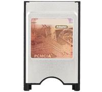 Goshyda CompactFlash PC Card Adapter, PCMCIA Memory Card Reader Plug and Play, Read Write Type I CF, Protective Stainless Steel Housing for Laptop and COMAND