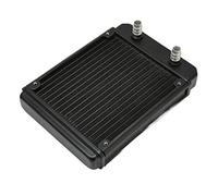 Goshyda Computer Water Cooling Radiator, 27mm 18 Tubes 12V Aluminum DIY Water Cooling Cooler, Heat Sink for CPU PC Liquid Cooling Systems