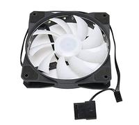 Goshyda CPU Cooling Fan, 12cm 45 CFM Shockproof Silent 9 Blades, Large Air Volume Electric Cooler Radiator, for Computer Case Heat Dissipation (Colorful)