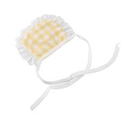 Goshyda Cute Dog Bandana Scottish Plaid Cotton Scarf for Puppy Bibs; for Everyday Wear; Bichon, Teddy; Red (Light Yellow)