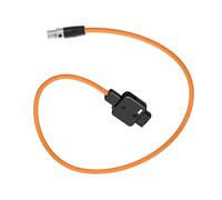 Goshyda D Tap Male to 4Pin XLR Female Power Cable, 14.8V/150W, 180° Rotatable D Tap for TVLogic Display Screen Cameras