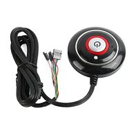 Goshyda Desktop PC Computer Case Power Supply Reset Button Switch 160cm with Dual USB Ports,Ports (2 USB)