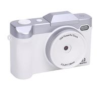 Goshyda Digital Camera, 50MP 1080P Video Camera with 16X Digital Zoom, 2.4 in 180° Flip Touch Screen, Compact Small Camera for Photography (White)