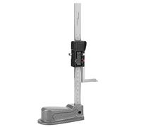 Goshyda Digital Height Gauge 0-150mm Depth Gauge, Stainless Steel Base Height Caliper with Large LCD Display, Zero Reset for Woodworking Saw Blade Setup