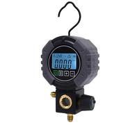 Goshyda Digital Single Manifold Meter, Refrigeration Pressure Tester 0-6000 Kpa, for Filling and Maintenance of AC HVAC Coolants