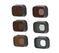 Goshyda Drone Filters Set, 6 in 1 UV CPL ND8 ND16 ND32 ND64 Filter, Aluminum Alloy Frame Optical Glass, Multi Coated Drone Camera Lens Filter Accessories, for DJI Mini 3 Pro