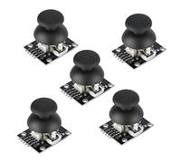 Goshyda Dual Axis Joystick Module 5Pcs, Game Controller Gamepad Control Lever Sensor for, 2D Analog Output with Digital Z Button for DIY Robotics