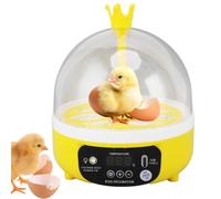 Goshyda Egg Incubator, Mini Digital Incubators for Hatching Eggs, Poultry Hatching Machine with Automatic Temperature Humidity Control, for Hatching Chickens Ducks Pigeons (Auto Turning)