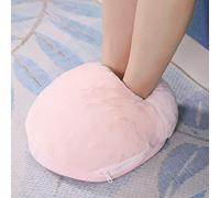 Goshyda Electric Foot Warmer for Feet, 50℃ to 60 ℃ Portable USB Foot Warmer Cushion, for Office Home Under Desk (Roseate)