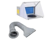 Goshyda Exhaust Extension Hose Kit for Airbrush Spray Booth, 67in Flexible Vent Hose with Flat Window Adapter, Compatible with HS-E420H Model