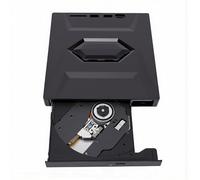 Goshyda External DVD Drive, USB 3.0 Type C Portable CD DVD Burner Writer Reader, Supports Reading Writing Rewriting Burning Ripping Functions, for Laptop Desktop PC
