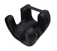 Goshyda Face Pillow, Silk Fabric Memory Foam Ergonomic Beauty Pillow for Anti Wrinkle, Reduces Pressure on the Face, for Side Back Sleepers (Black)