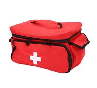 Goshyda First Aid Bag Empty wetherproof, Medical Organizer with Multiple Pockets, Portable Emergency Storage Pouch for Outdoor Adventure Travel