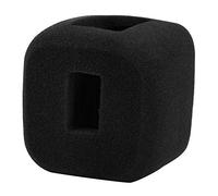 Goshyda Foam Windshield Housing Windslayer for 5/4, Noise Reduction Cover for Outdoor Audio Video Recording, Action Camera Case for YouTube Studio Photography(Black)