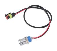 Goshyda Forklift Ignition Switch, Universal Key Tractor Lock with Starter Switch, Water Proof Replacement for Engineering Vehicle Agricultural Tractor, 50cm Wiring Harness