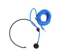 Goshyda Headset Microphone 6.35mm with 5m Cable, Adjustable Wired Boom Mic for Voice Amplifier, Hands Free for Teaching, Singing, Coaching and Presentation