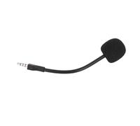 Goshyda High Sensitivity Noise Cancelling Replacement Headphones Microphone for 1, 3.5mm Silver Plated Detachable Game Boom Mic, Plug and Play Flexible Adjustment