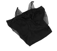 Goshyda Horse Face Mask with Ears Fly Protection Mesh Breathable Elastic Horse Fly Mask for Riding Equestrian Equipment UV Resistant (Black)