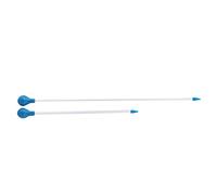 Goshyda Improved Powerful Feeder Soft Material Head Acrylic Tank Tube 2 Pcs 23.6in 15.7in for Marine Tank/Water Plant