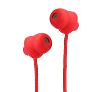 Goshyda In-Ear Earphone, Portable 3.5mm In-Ear Wired Triple Noise Reduction Headsets High Sound Quality Sleep Drive-by-Wire Headphones for Mobile Phones Music(red)