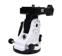 Goshyda Latitude Adjustment Seat, Astronomical Telescope Latitude Base Mount for Astronomy Telescope Photography Accessory, Support Horizontal 0° to 90° Adjustment (White)