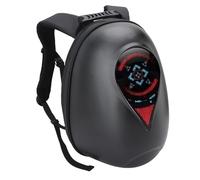 Goshyda LED Backpack, Motorcycle Bag with App Controlled LED Screen, Hard Shell Luminous Riding Backpack for Half Helmet, USB Powered Customizable Image Upload, Splash Proof Shell