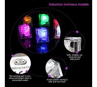 Goshyda LED Colorful Diving Pool Toys Set Glowing Ice Pieces for Pool Party Favors, 12Pcs for Swimming Dive-Applicable scene: Use (Random Color)