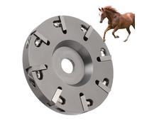 Goshyda Livestock Hoof Trimming Disc, Steel Horses Hoof Trimming Disc Plate with 8 Teeth, Professional Sheep Cattles Horses Cow Hoof Trimming Grinding Disc, for Angle Grinder