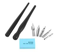 Goshyda Longer Service Life Easy to Carry Dip Pen Set, Nib Holder, Home Filigree Design for Comic Starters Beginners