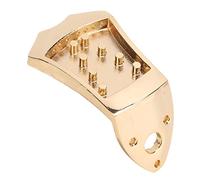 Goshyda Mandolin Tailpiece Metal Bridge Replacement Part for 8 String | Improves tone, Volume and persistence, One piece cast design for no rattling noise, Includes 1 tailpiece and 3 screws