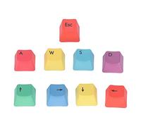 Goshyda Mechanical Keyboard Keycaps, 9pcs PBT Custom Keycap Set, Ergonomic DIY Replacement Keycap Set