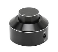 Goshyda Mini Active Volume Control Knob, Volume Controller 3.5mm Audio Adjuster Knob Speaker Amplifier Switcher for Watching Videos Playing Games Weddings Celebrations