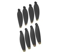 Goshyda Mini Light Weight Propellers Professional and Durable Blade for Smooth Flight, Fit for Drone Enthusiasts and Pilots, Plastic Black with Silver Edge (Black gold edge)