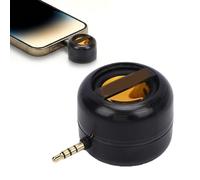 Goshyda Mini Portable Speaker, 3W Mobile Phone Line in Speaker with 3.5mm Sound Jack, Volume Amplifier for Smartphone Tablet Laptop Computer