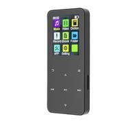 Goshyda MP3 MP4 Player, MP3 Music Player with 1.8 in Touch Screen, 8H Playtime, Support Voice Recorder Video Playback Electric Book Reading (Black)