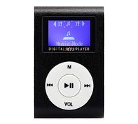 Goshyda MP3 Player, Portable 1.8inch LCD Screen MP3 Music Player Mini Clip Design Multifunction MP3 Player Support Memory Card with 3.5mm Earphone for Music