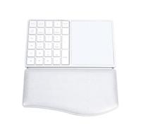 Goshyda Numeric Keypad with Touchpad, 2.4G Wireless Bluetooth (White)