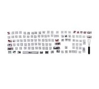 Goshyda PBT Keycaps, Ultra Thick Wall Design, Dye Sublimation, Excellent Touch, Never Fade, for Mechanical Optical Keyboards, Compatible with 60/87/104/108 Key Specifications