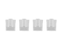 Goshyda Protective Record Player Needle Protector for ATN95E AT95E AT95, Turntable Stylus Cover with Snap On Design, Static Dissipating Plastic, 4 Pack for AT3400 AT3410 AT3450 AT3493