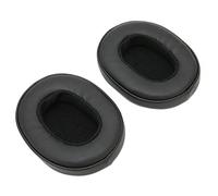 Goshyda Protein Leather Replacement Ear Pads for Crusher 3.0 Wireless and Hesh3, Soft Memory Foam Ear Cushions with Reinforced Stitching for Comfort and Noise Isolation (Black)